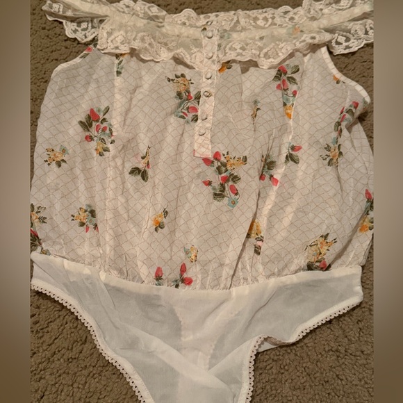 Free People Intimately Floral Lace Bodysuit - Picture 2 of 7